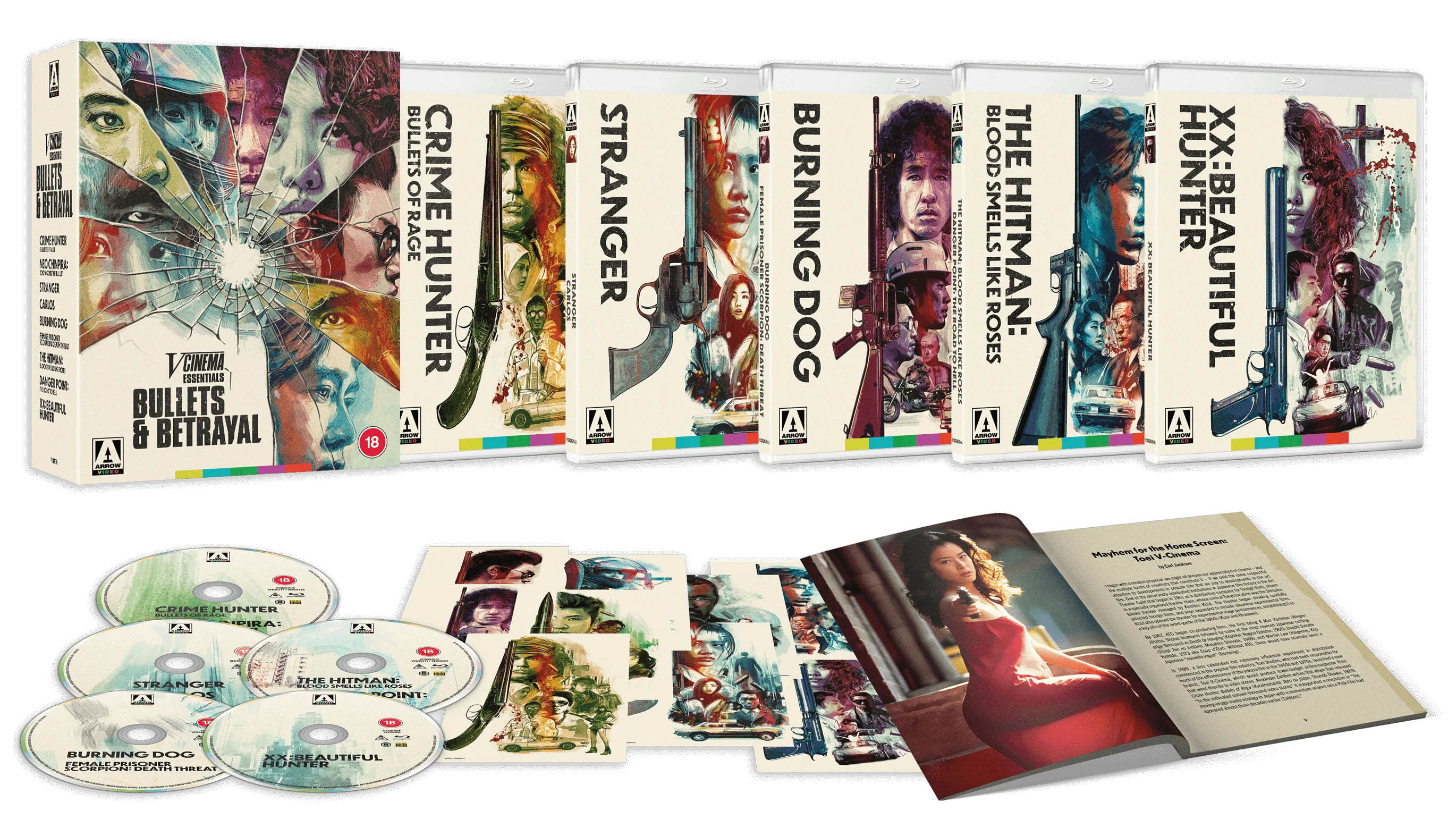 V-Cinema Essentials: Bullets & Betrayal (bluray) Limited Edition slipcase version - Image 2